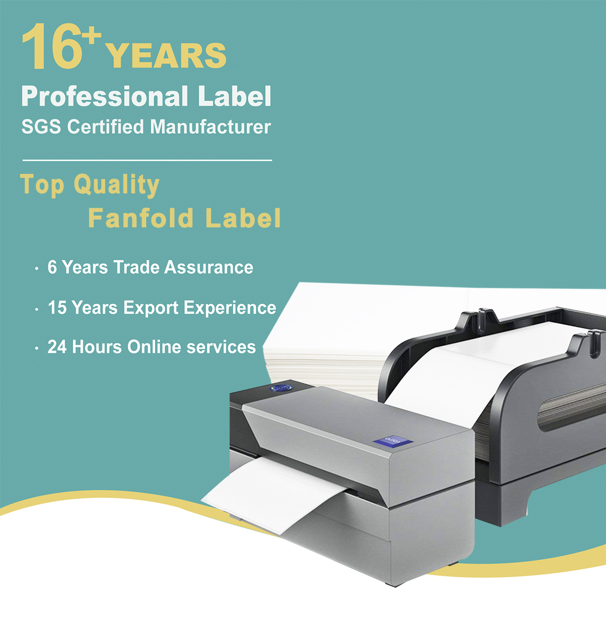 Fanfold 4*6 Label