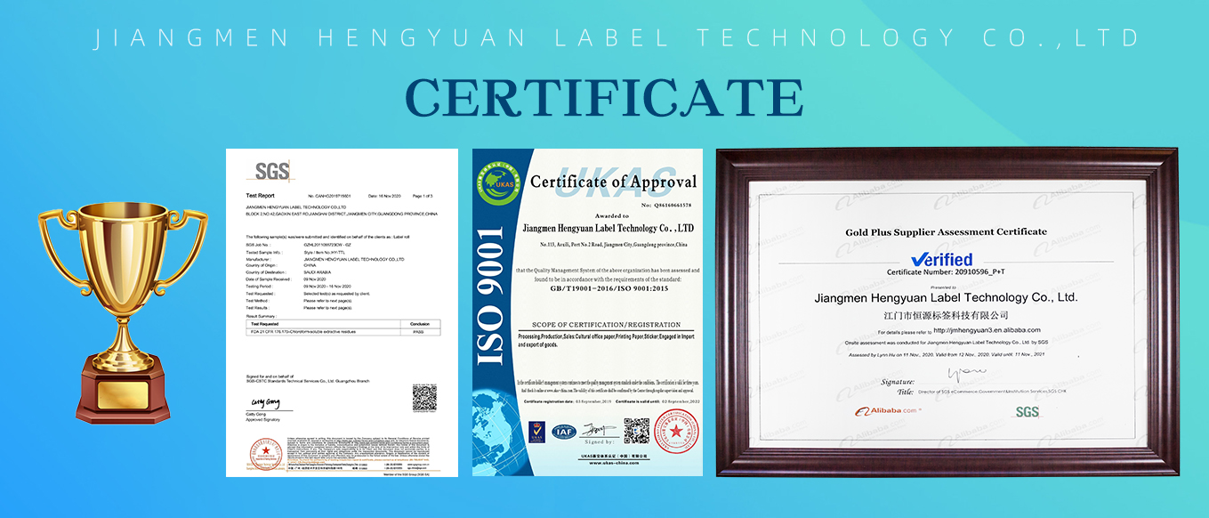Certificates