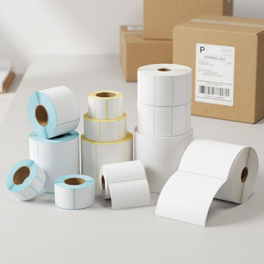 Semi Glossy Paper Label Materials