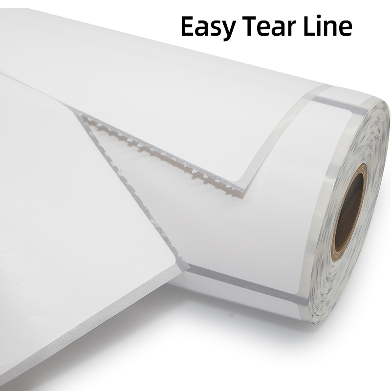 Perforated line for easy tear