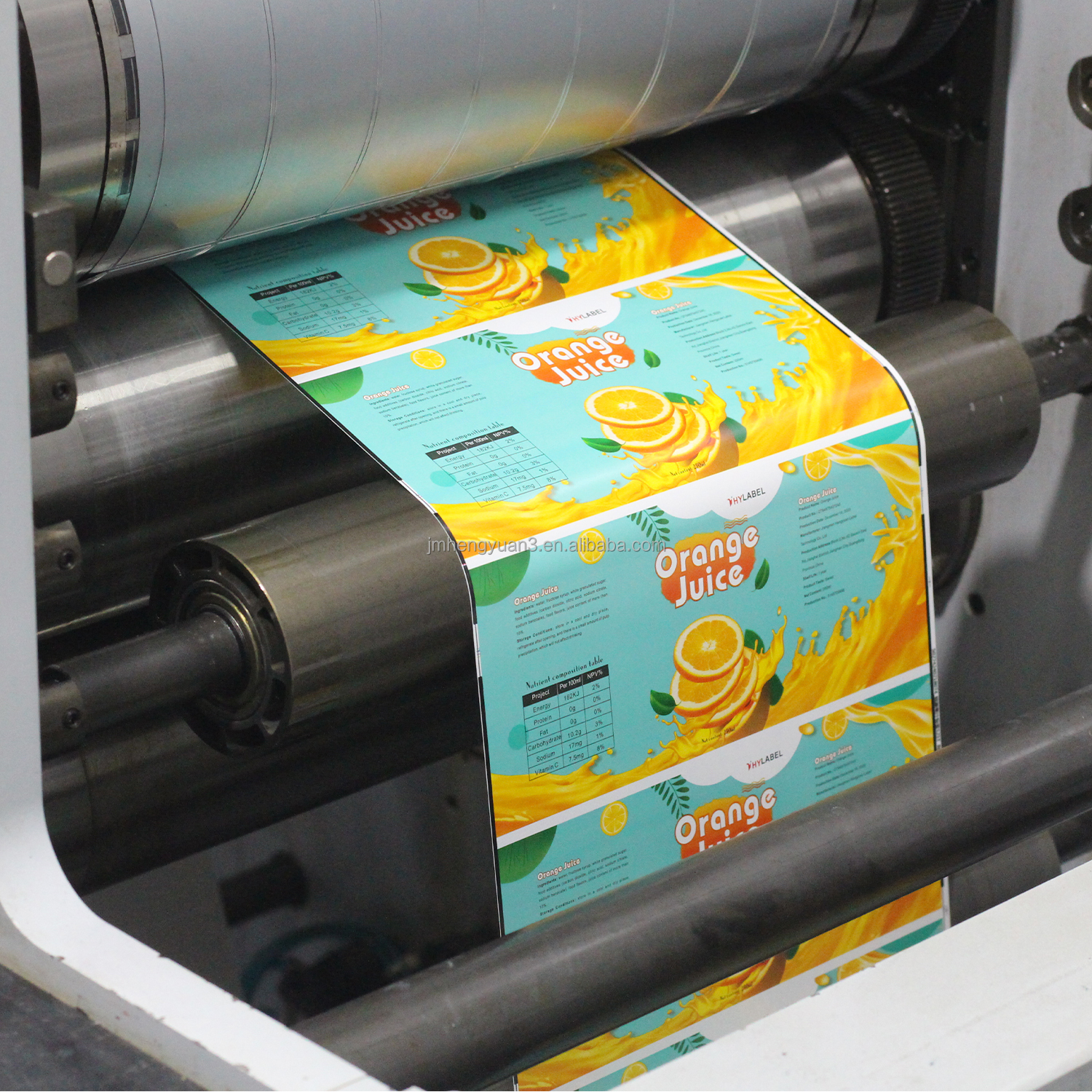 juice bottle label-bopp 3