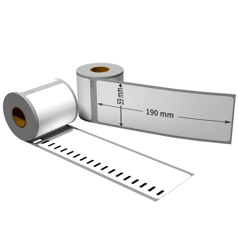 Dymo 99019 59 X 190mm Thermal Label Tags Rolls Large Lever Arch File Labels Direct Barcode Mail Shipping Sticker Label Rolls