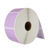 Hengyuan High Quality Pre-printed Top Coated Semi gloss Label Thermal Transfer Adhesive Barcode Sticker Label Rolls