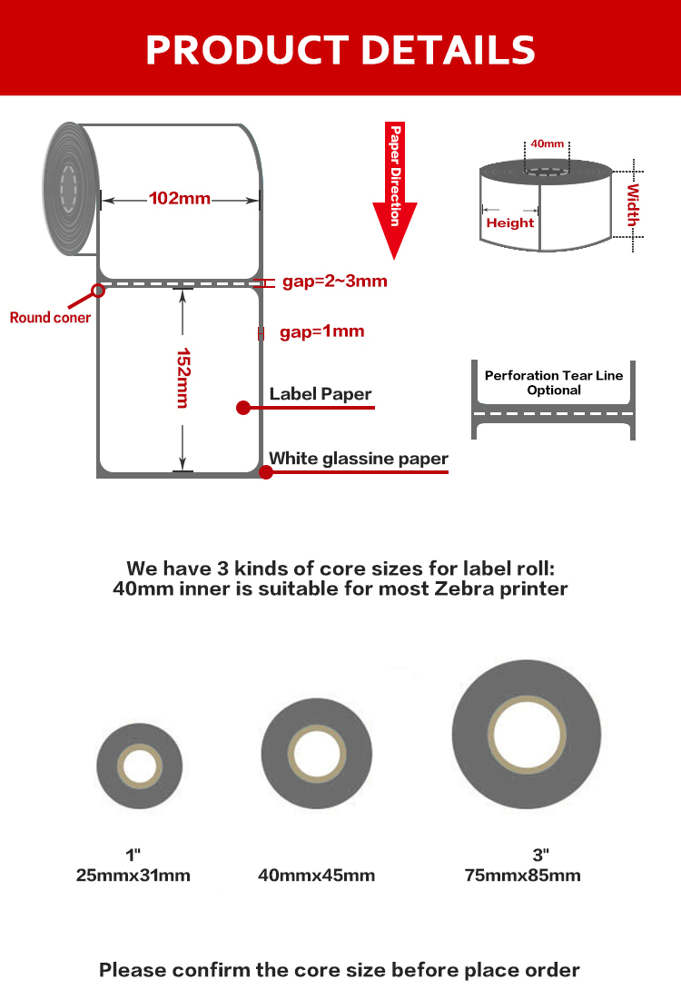direct thermal label