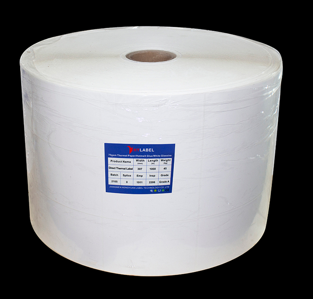 White BOPP Label Stock With Clear PET Backing