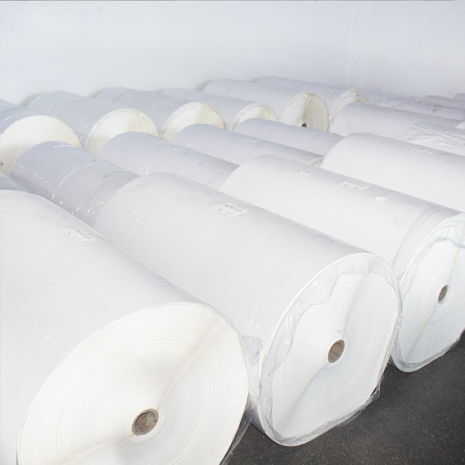  Semi Glossy Shipping Label Jumbo Roll Raw Material Jumbo Rolls Self Adhesive Paper