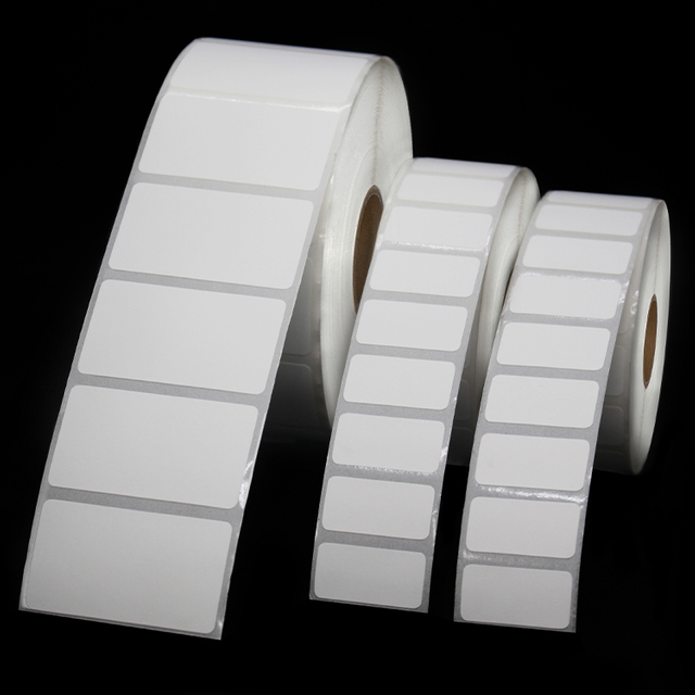 Supermarket Weighing Scale Label Sticker Roll 57x40mm Customized Sticker Roll 