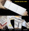 Direct Thermal Synthetic Label Freezer Grade Food Label Roll