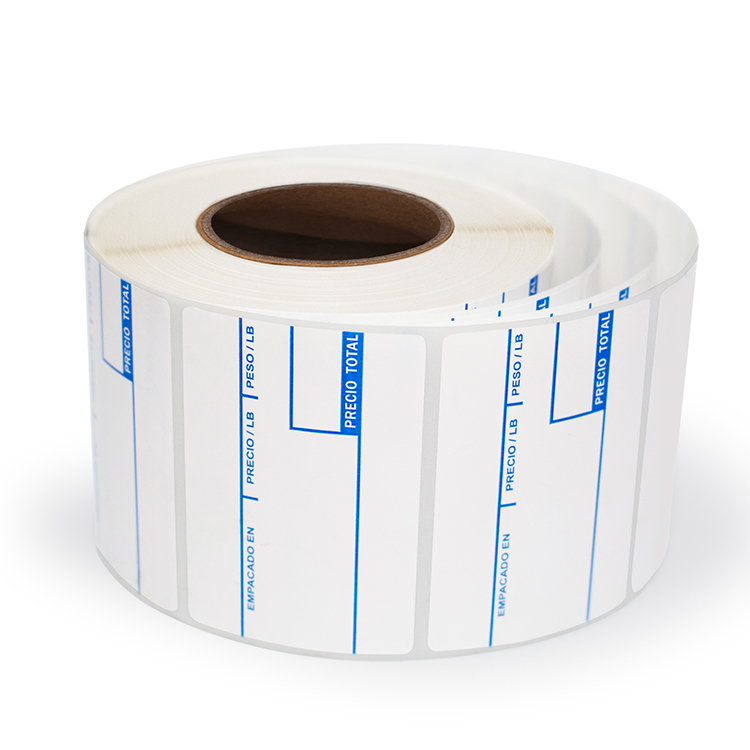 Self Adhesive Label CAS Weighing Scale Barcode Sticker Scale Label Roll