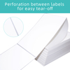 Factory manufactured Fanfold label 4x6 A6 direct thermal sticker self adhesive paper shipping label