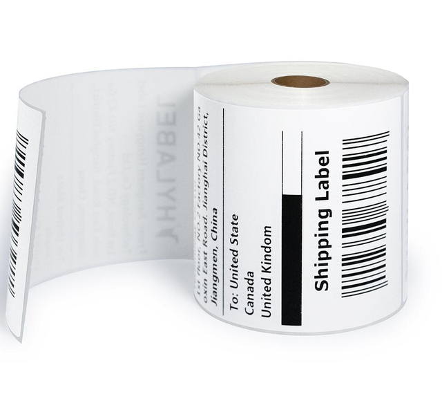 Waterproof Direct Thermal Labels BPA-Free Barcode Labels for Shipping Carton And Package