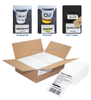 Direct thermal label 4*6 500 pcs 2000 pcs pack fan fold label thermal shipping label 4*6