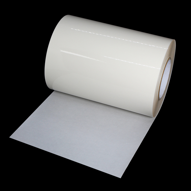 Self adhesive Clear BOPP Label jumbo roll raw materials 2000 meter Clear PP 50um self adhesive film 
