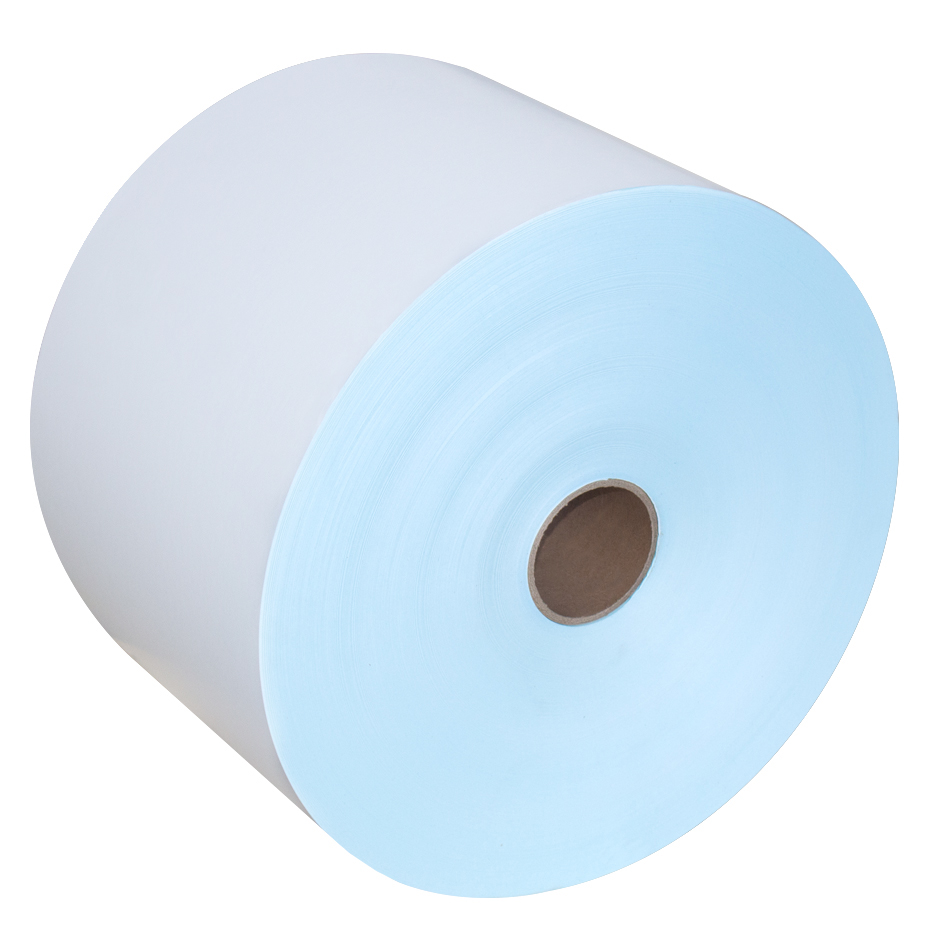 Wholesale 80gsm Semi gloss label self adhesive Art coated paper sticker hot-melt acrylic glue label material jumbo roll
