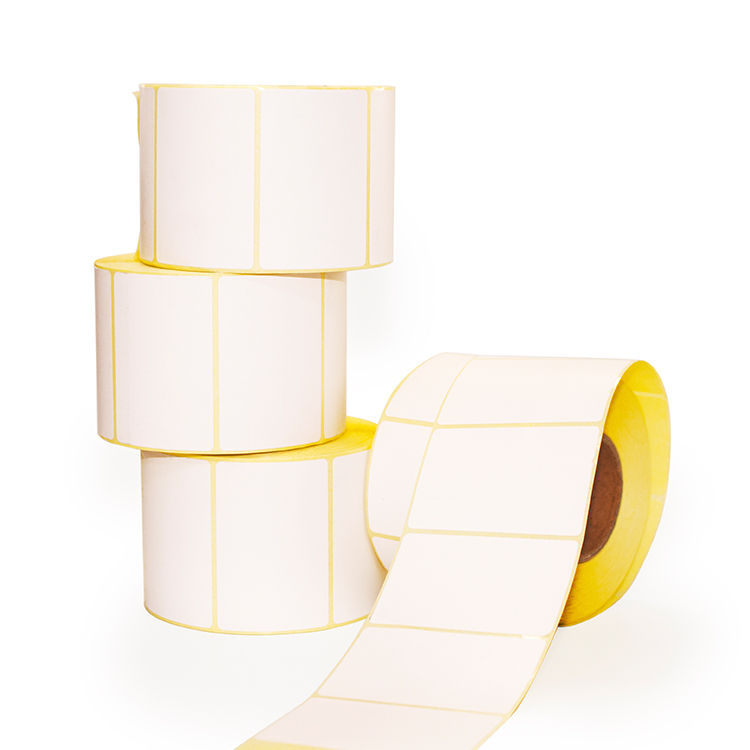 barcode label sticker pe clear pp self adhesive label roll film in a roll for labels