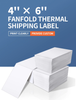 Fanfold Shipping Label 4x6