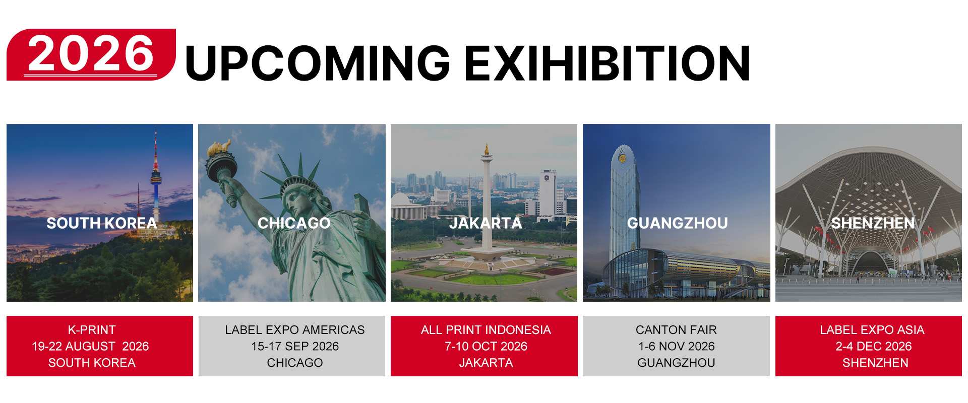 2026 UP COMING EXIHIBITION