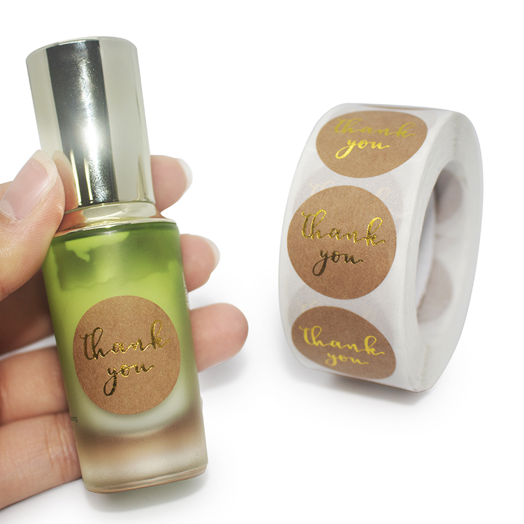 Custom Waterproof Packaging Label Custom Synthetic Label Food & Bottle Labels with Logo Printing 