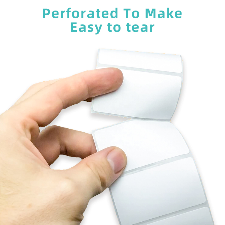 Perforation line for easy tear