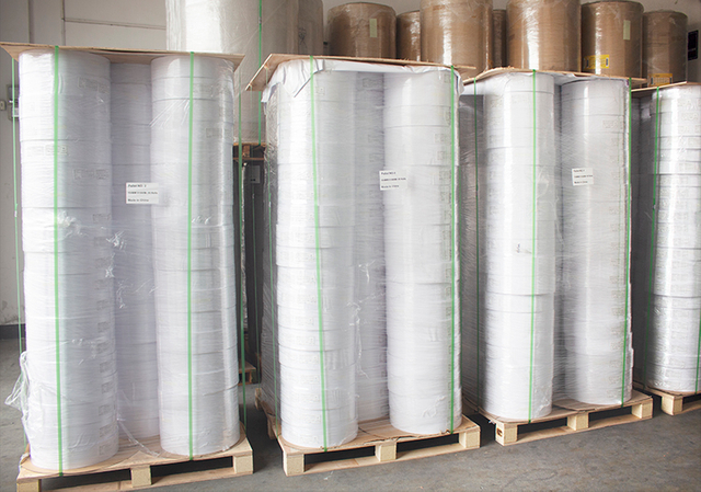 Label Jumbo Roll Thermal Transfer Jumbo Direct Thermal Label Jumbo Roll