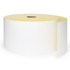 Semi Glossy Label Jumbo Roll Hotmelt Acrylic Adhesive Thermal Transfer Label Yellow Glassine