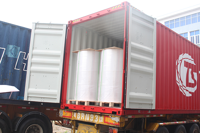 80gsm Semi Gloss Paper Self Adhesive Sticker Matte Coated Thermal Label Printing Jumbo Rolls