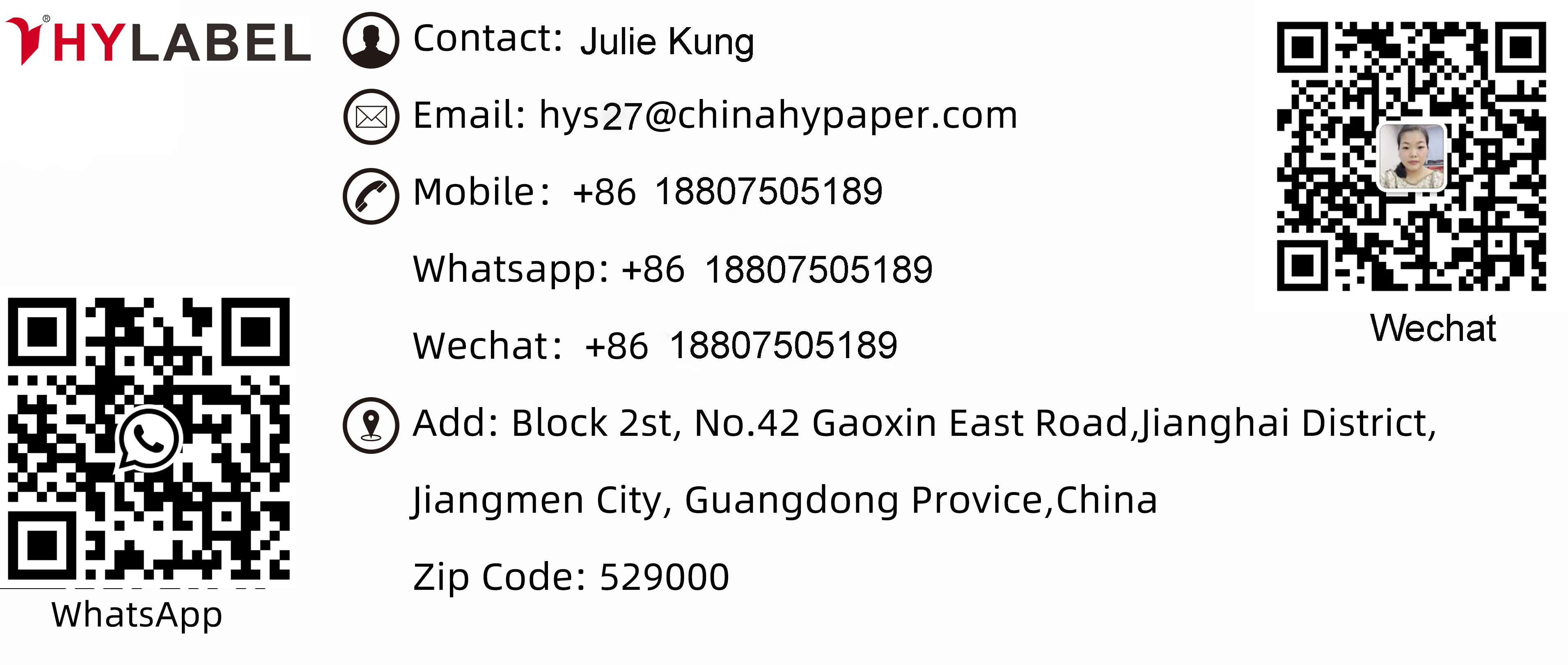 contact hys27@chinahypaper.com