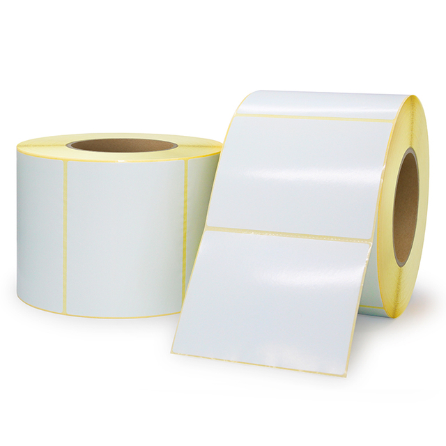 Custom Printing Hihg Quality Thermal Transfer Semi Glossy Self Adhesive Label Roll