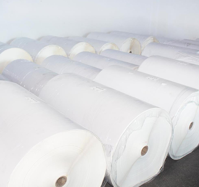 Self Adhesive Materials In Jumbo Roll Continuous Thermal Label Jumbo Rolls Semi Glossy Label