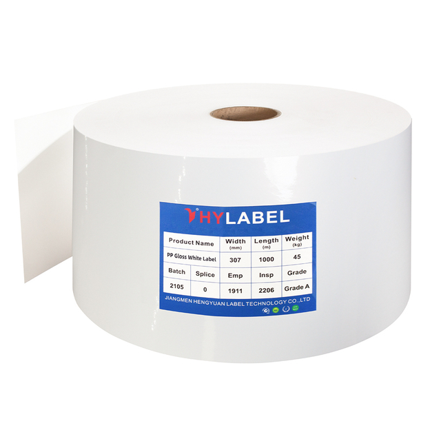 60um Bopp Film Glossy White PP 