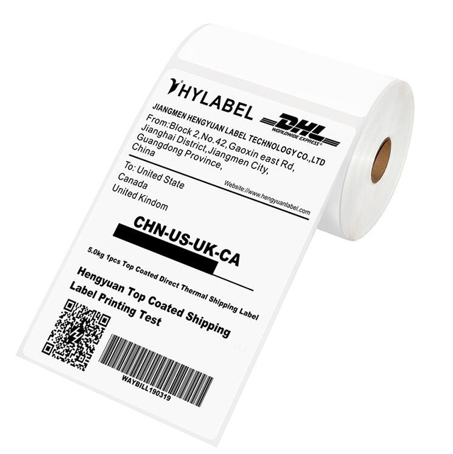 Blank Shipping Label 4x6 Zebra Compatible