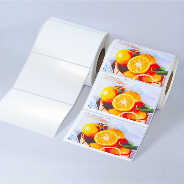 Custom White Matt PP Gloss PP Film Inkjet Label Sticker Continuous High Glossy Bopp Label Roll for Inkjet Printer