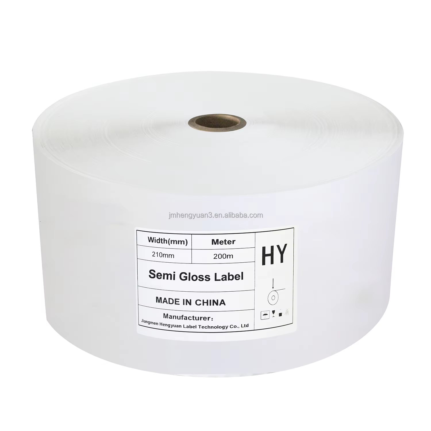 Semi Gloss Paper Hot Melt Adhesive Jumbo Label Stock Raw Material Self Adhesive Thermal Transfer Label Paper Jumbo Roll