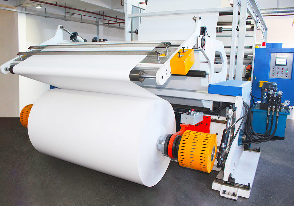 Jumbo roll label matericals manufacturing