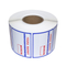Self Adhesive 50*25 Supermarket waterproof Thermal Transfer Barcode Stickers labels
