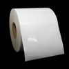 Free sample PP BOPP PE PET top coated self adhesive film label stock raw material large format jumbo roll