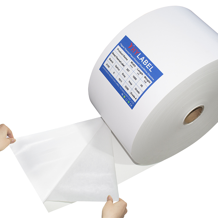 Customized Sizes Label Jumbo Roll Raw Material Thermal Transfer Label