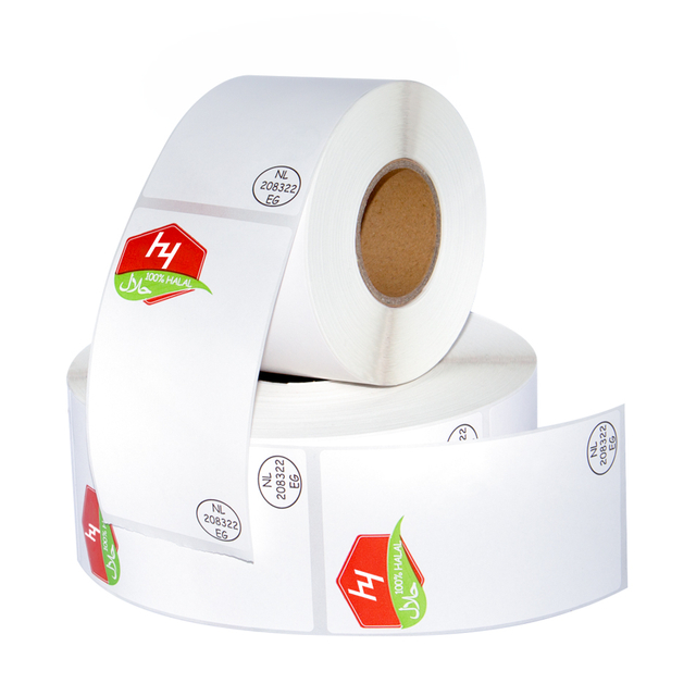 Etiquettes 40mm×20mm Transfer Printing Barcode Label Sticker Weighing Scale Label Roll