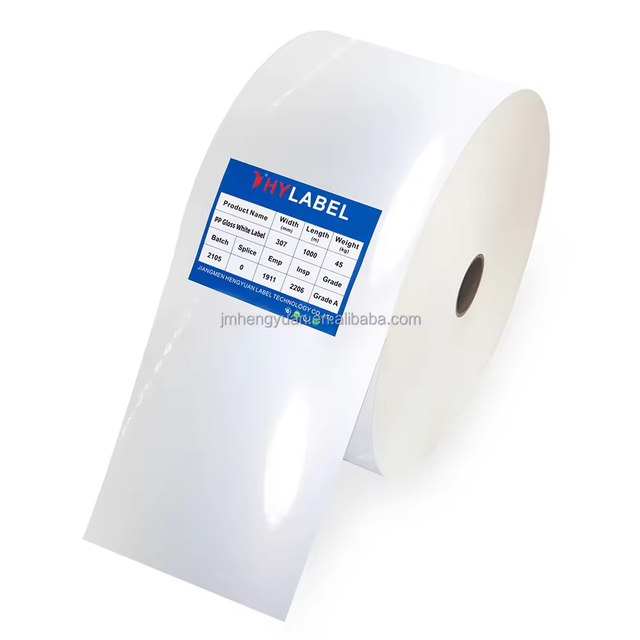60um Glossy Polypropylene White Label