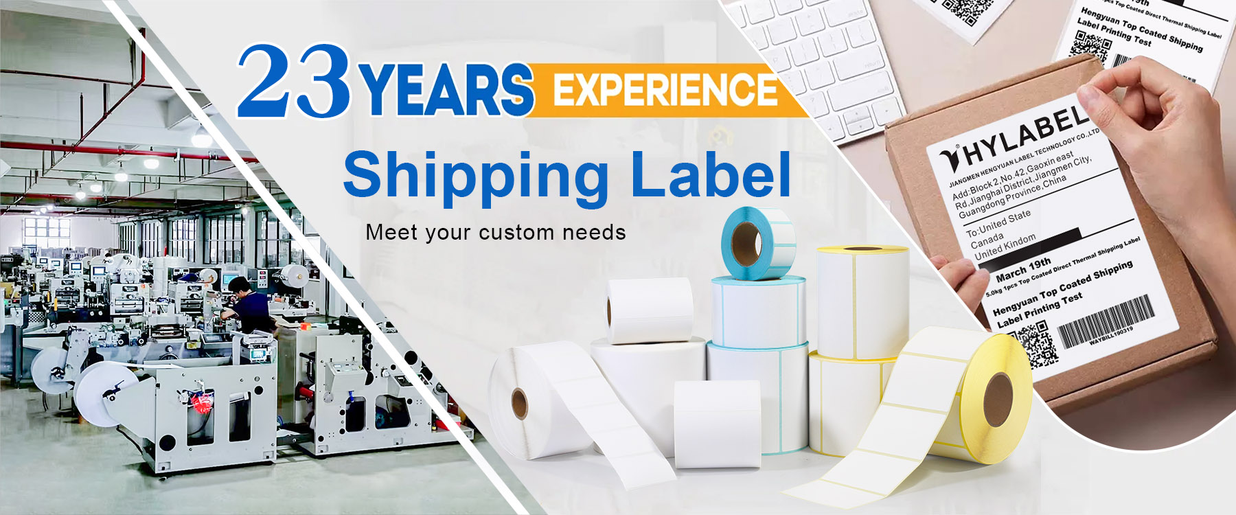 Thermal barcode label