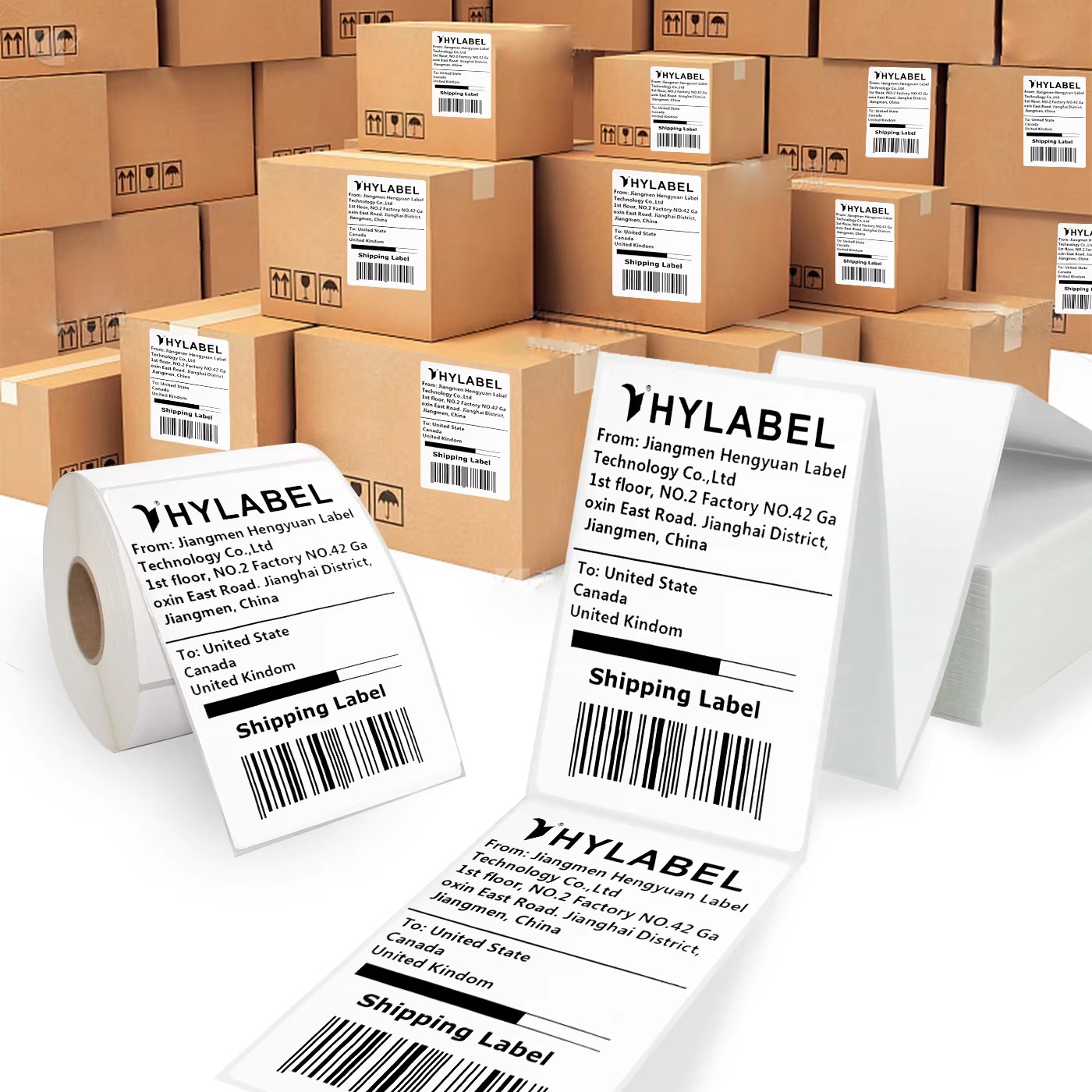 4x6 Inch Semi Gloss Paper for Packaging and Shipping Label