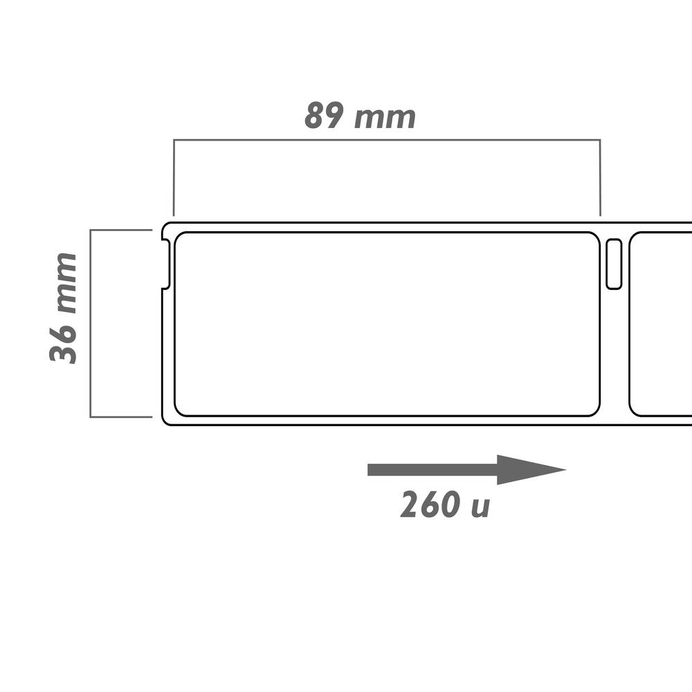 S0722400 Adhesive Thermal Shipping Label 36mm x 89mm 260 Labels A99012 Dymo Compatible Large Address Labels