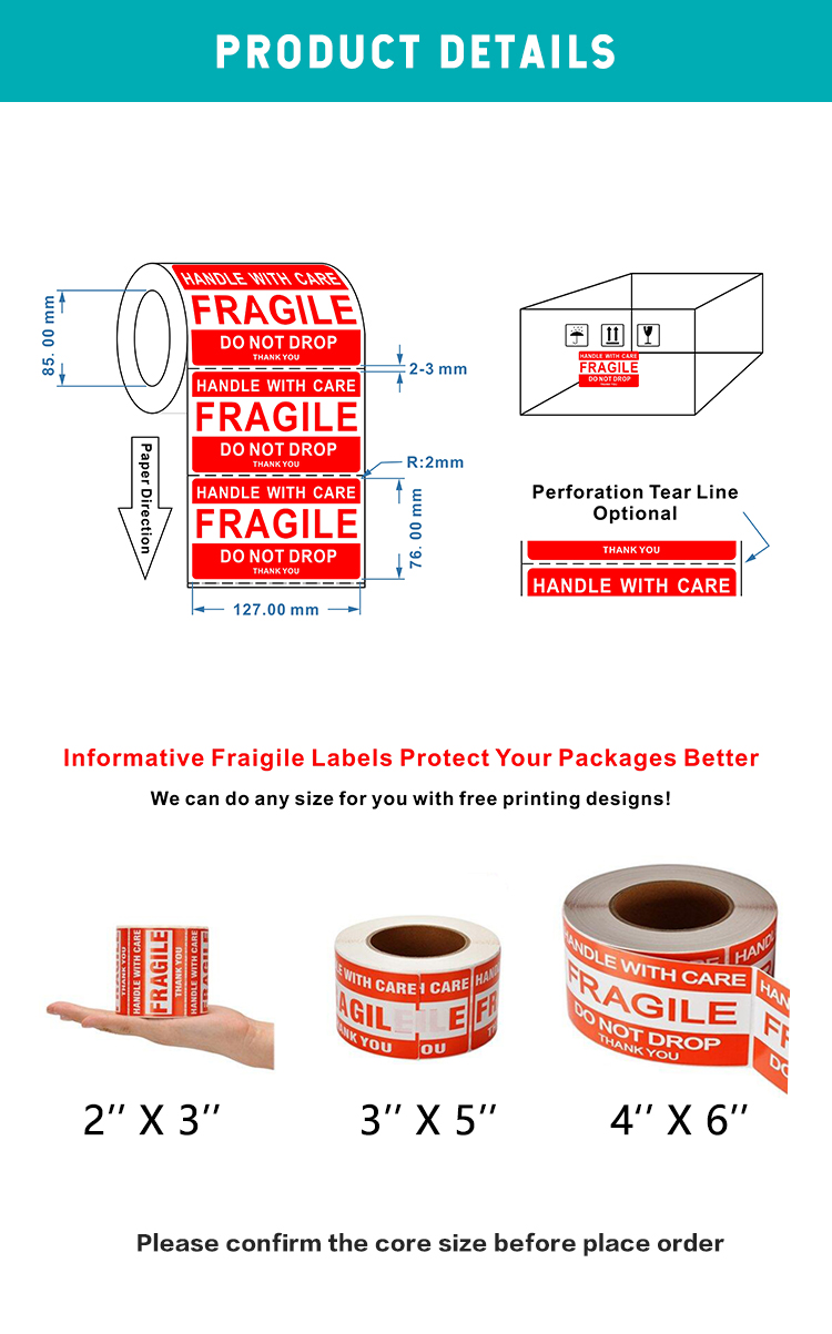 Fragile Label
