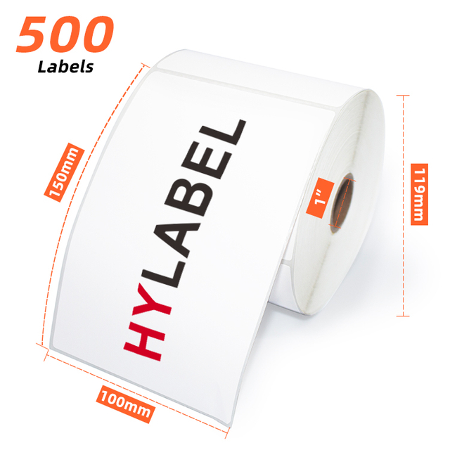 Quality Assurance Product for 2844 ZP-450 ZP-500 ZP-505, Blank Label 4x6 Direct Thermal Shipping Label rolls