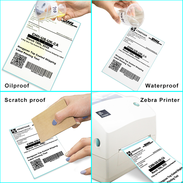  Packing Labels 4x6 Shipping Direct Self adhesive Thermal Paper Sticker