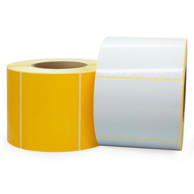 Custom Printing Hihg Quality Thermal Transfer Semi Glossy Self Adhesive Label Roll