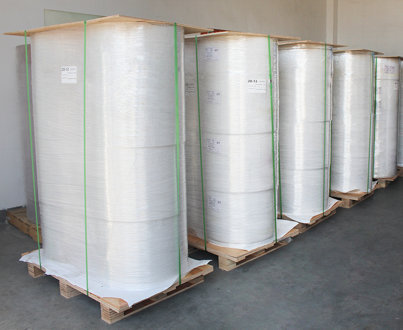 Direct Thermal PP Jumbo Label Roll Raw Material Barcode Roll ...