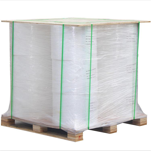 BOPP Self Adhesive Roll Transparent Thermal Label PP White