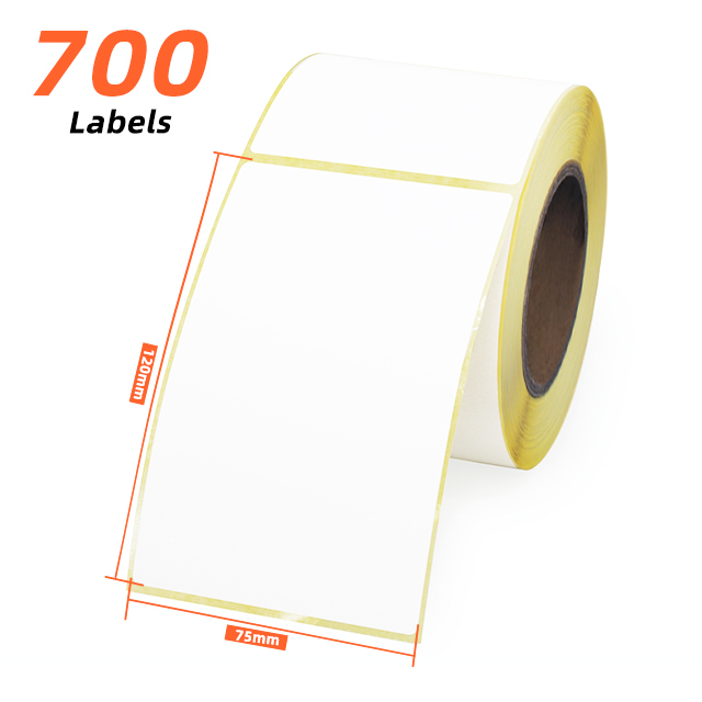 Thermal transfer label self adhesive shipping label thermal customize size