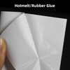 Semi gloss thermal transfer self adhesive art paper Rubber Acrylic glue thermal label stock sticker raw material jumbo roll